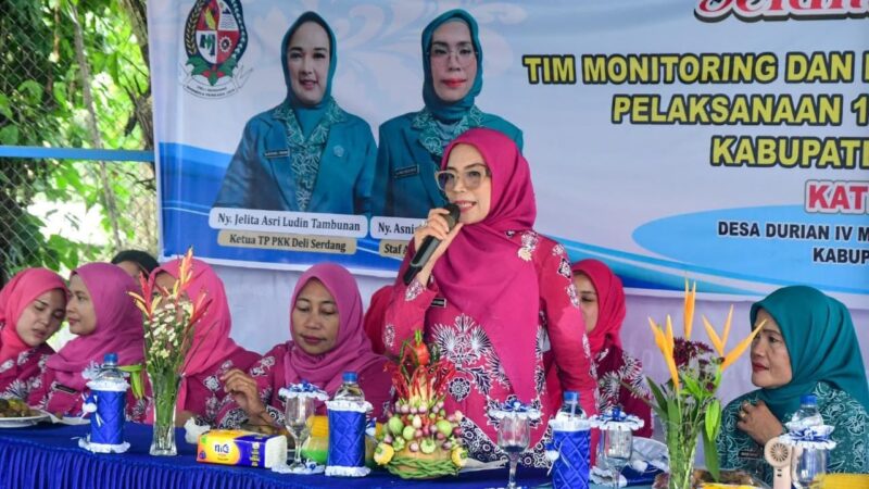 TP PKK Deli Serdang Monitoring Kategori Bangga Kencana, Kesehatan dan PHBS di STM Hulu