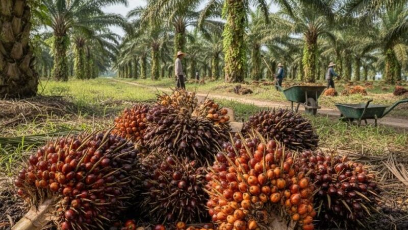 TBS Petani Sawit Sumut Anjlok Meski Harga CPO Global Naik