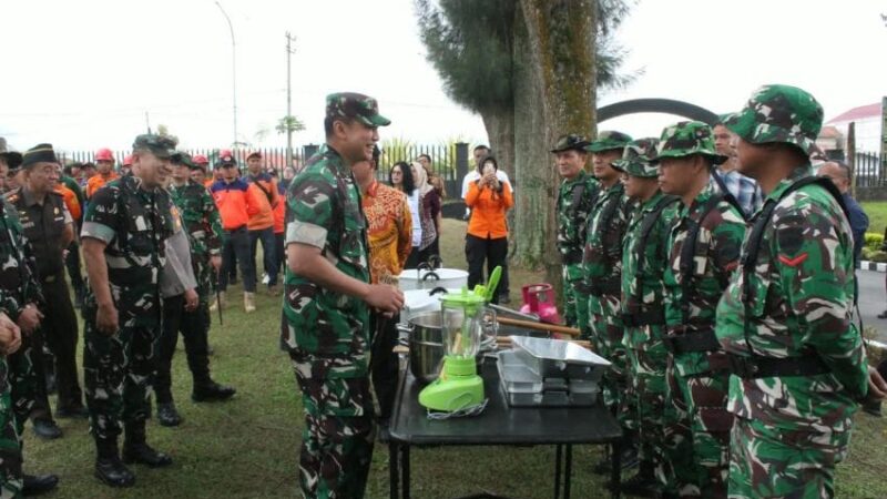 Pangdam I/BB Siagakan 1.279 Personel Antisipasi Erupsi Besar Sinabung