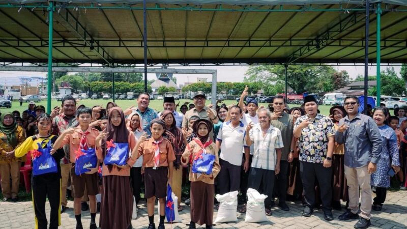 Pemkab Deli Serdang Salurkan Bantuan Beras Cadangan Pangan Pemerintah kepada 175 Penerima