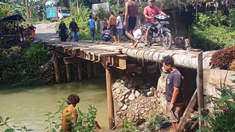 Delapan Jembatan di Langkat Yang Dirusak Tidak Kunjung Dibangun Pemprov