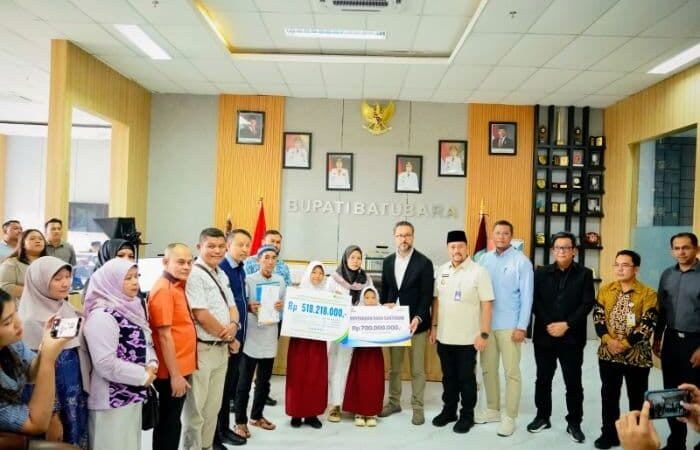 PT Evyap Berikan Santunan Rp3,2 Miliar Kepada Tiga Korban Kebakaran