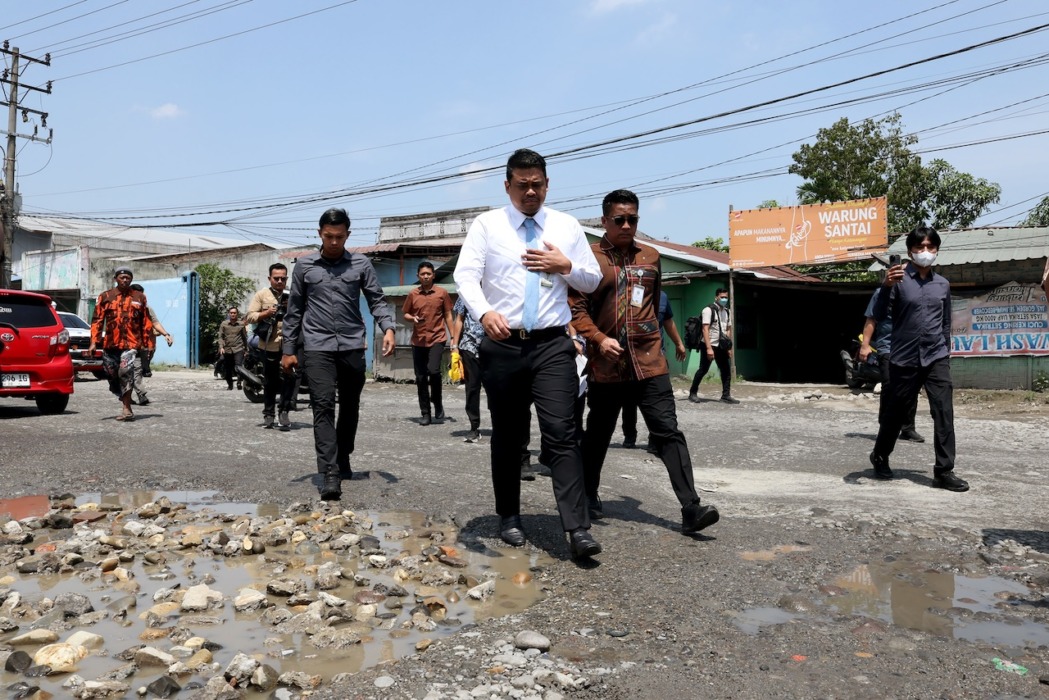 Gubsu Sebut Pengerjaan Jalan Veteran Akan Bertahap