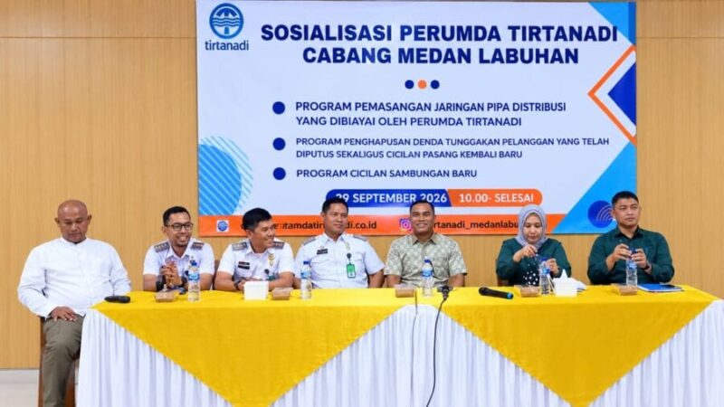 Tirtanadi Medan Labuhan Sosialisasikan Tiga Program Pelayanan Masyarakat