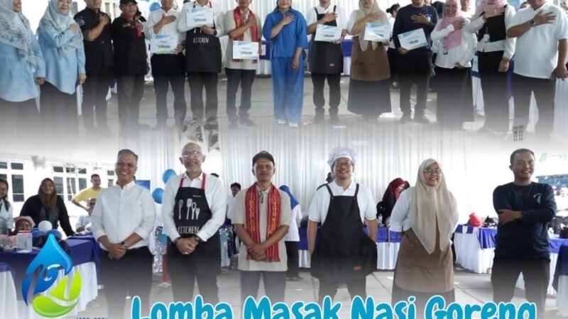 Diadili Chef Masterchef, Karyawan Tirtanadi Sumut Adu Kreasi Nasi Goreng di HUT ke-121