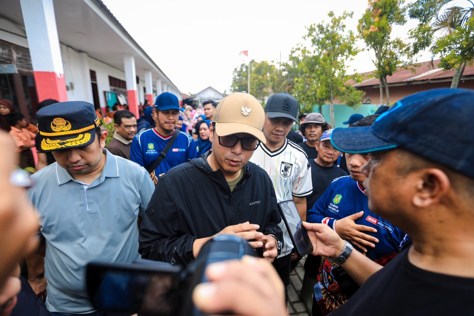 Rico Waas Siapkan Pembangunan SDN 064999 Marelan Jadi Dua Lantai