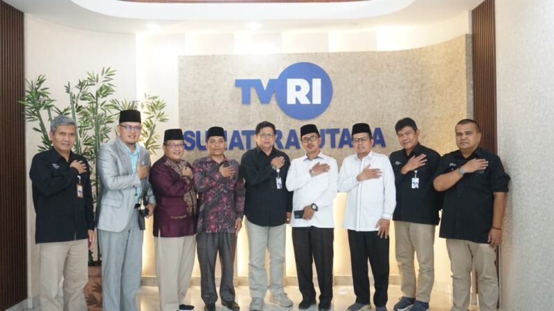 Komisi Dakwah MUI Sumut dan TVRI Sumatera Utara Bahas Rencana MoU Syiar Dakwah