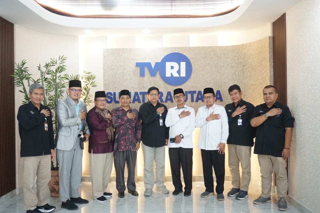 Komisi Dakwah MUI Sumut dan TVRI Sumatera Utara Bahas Rencana MoU Syiar Dakwah