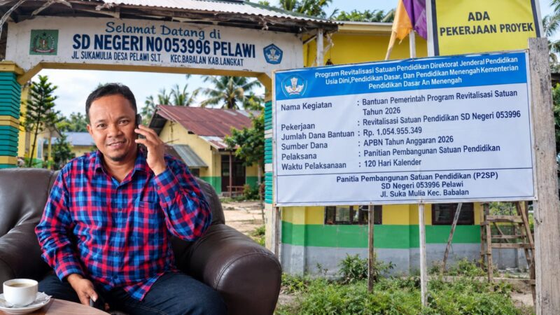 KAMAK Soroti SDN 053996 Pelawi, Suami Kepala Sekolah Diduga Jadi Ketua P2SP
