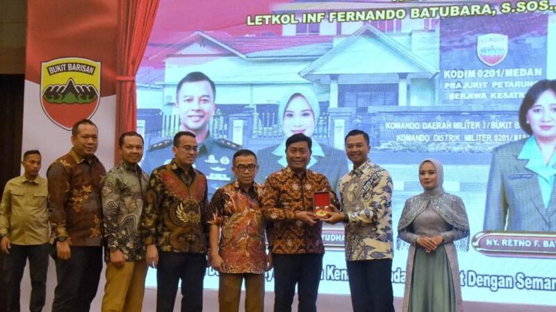 Lom Lom Suwondo Apresiasi Dandim Lama, Sambut Komandan 0201/Medan yang Baru