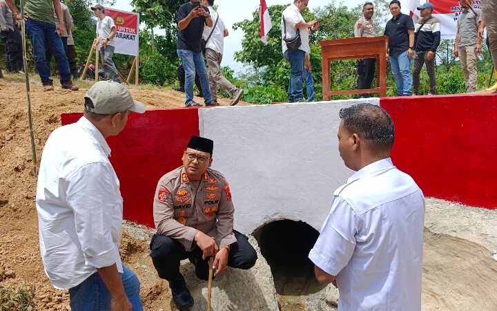 Dua Desa di Kuala Langkat Akhirnya Terhubung Jembatan Merah Putih Presisi