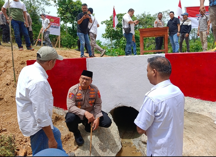 Dua Desa di Kuala Langkat Akhirnya Terhubung Jembatan Merah Putih Presisi