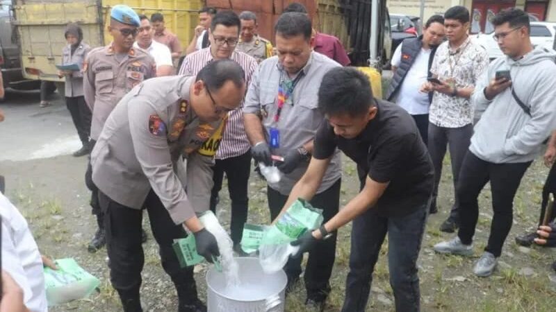 Gencar Berantas Narkoba, Polres Langkat Ungkap 33 Kasus dan Amankan 34 Tersangka Selama Agustus