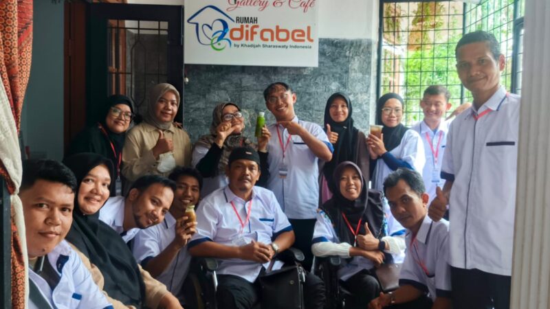 Penyuluh Agama Islam KUA Pantai Cermin Dorong Kemandirian Ekonomi Komunitas Disabilitas