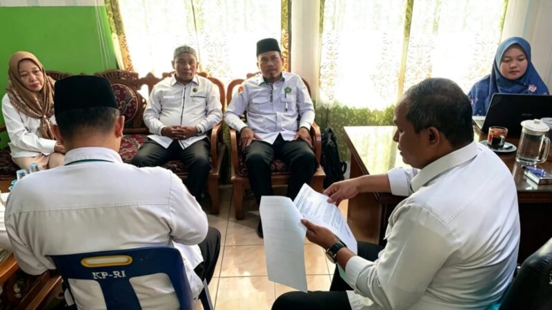 Perkuat Validitas Data Layanan, KUA Pagar Merbau Klarifikasi Data EWS