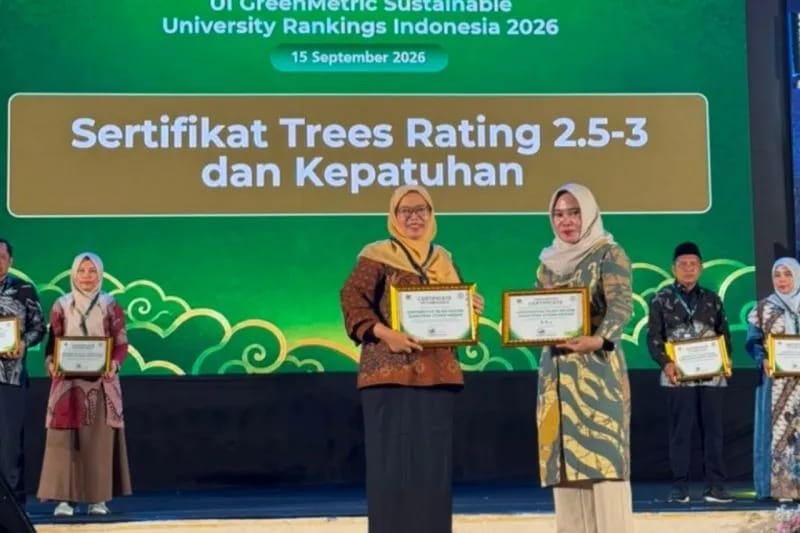UINSU Medan Raih Predikat Platinum dalam UI GreenMetric 2026