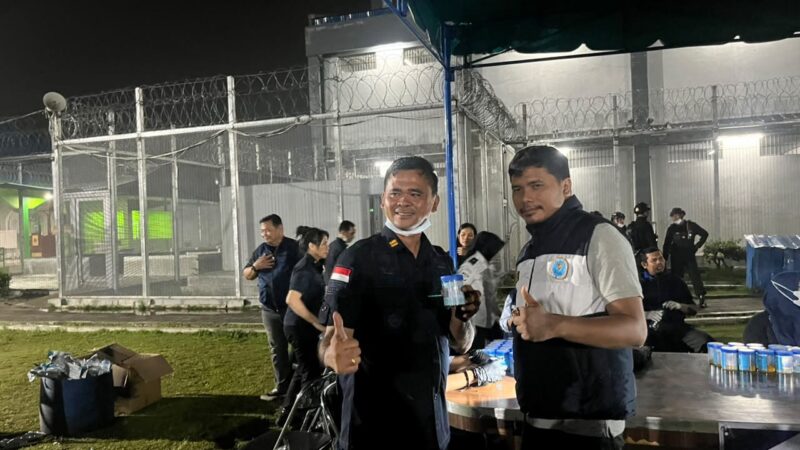 Lapas Binjai Razia Gabungan dan Tes Urine 150 WBP