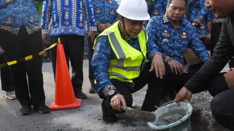 Dedi Maswardy Letakkan Batu Pertama Pembangunan Empat Proyek Insfratruktur di Sunggal-Deli Serdang