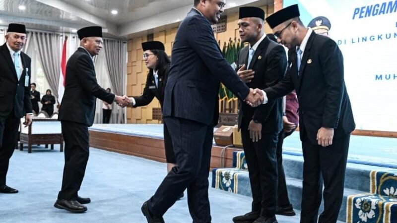 Bobby Nasution Lantik Tiga Pejabat Eselon II Pemprov Sumut