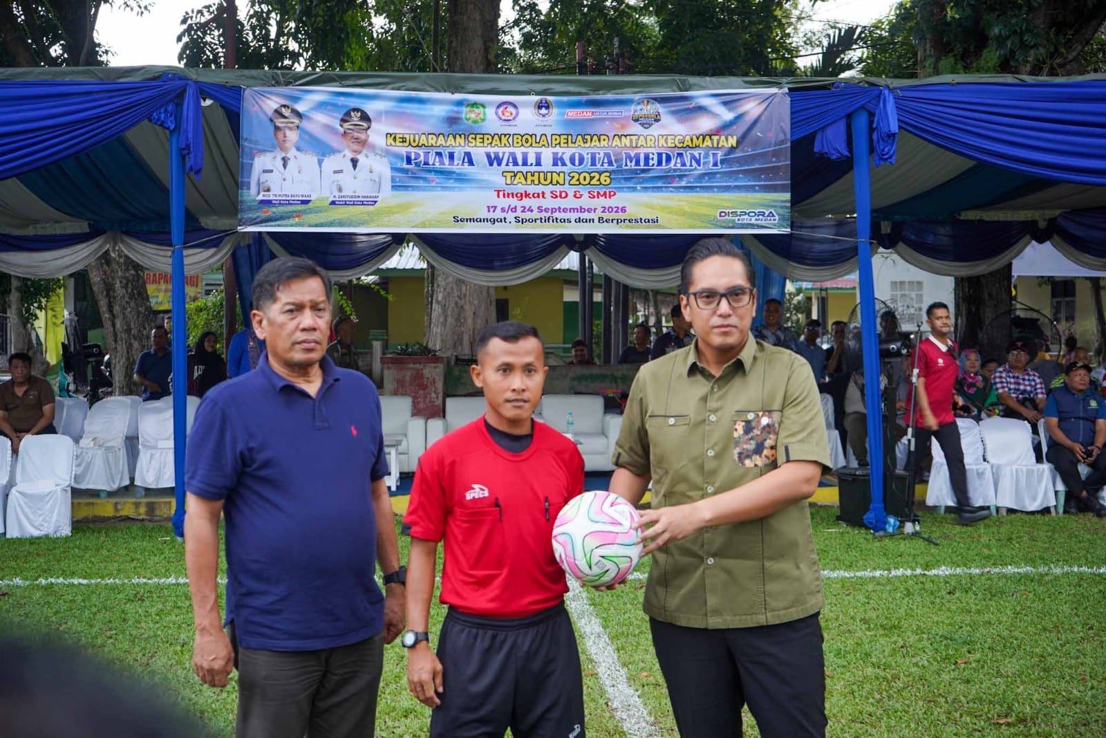 760 Atlet Ikuti Kejuaraan Sepak Bola Pelajar Antarkecamatan Piala Wali Kota Medan I