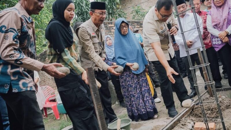 Bupati Deli Serdang Letakkan Batu Pertama Pembangunan Rumah Tidak Layak Huni di Lubuk Pakam dan Pantai Labu
