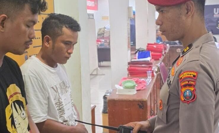 Kepergok Mencuri Sepeda Motor di, 2 Residivis Curanmor Diamankan Polsek Medan Kota