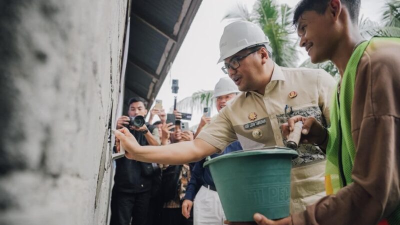 Bupati Deli Serdang Mulai Program Berbenah Kampung, Yayasan Buddha Tzu Chi Indonesia Bantu 300 Unit Rumah di Perumahan Nelayan Asri Pantai Labu Direnovasi
