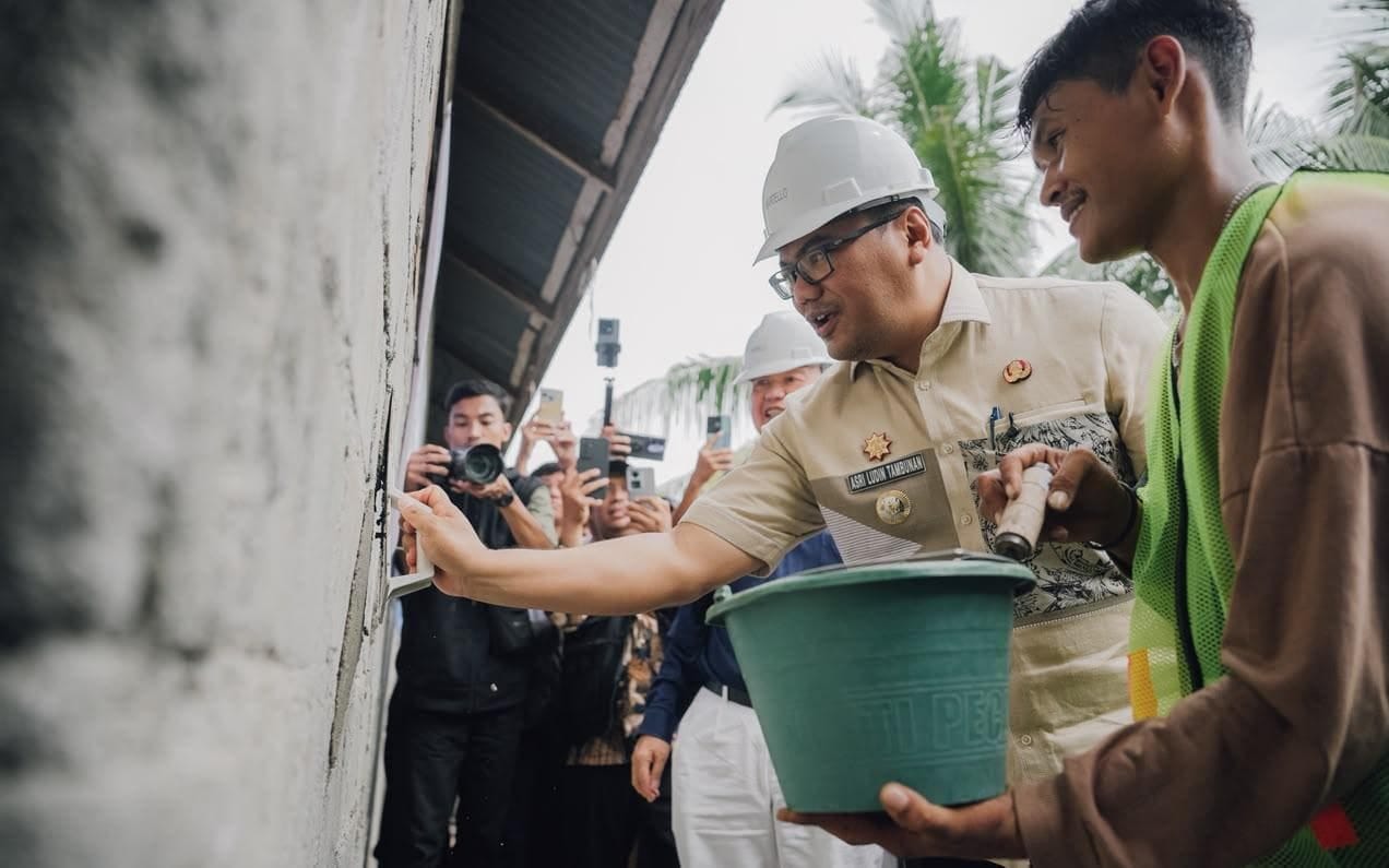 Bupati Deli Serdang Mulai Program Berbenah Kampung, Yayasan Buddha Tzu Chi Indonesia Bantu 300 Unit Rumah di Perumahan Nelayan Asri Pantai Labu Direnovasi