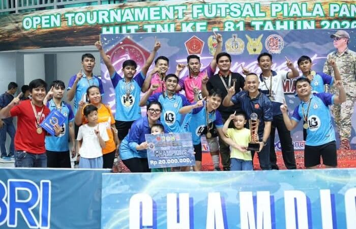 Siantar Man Juara Open Turnamen Futsal Piala Panglima TNI 2026