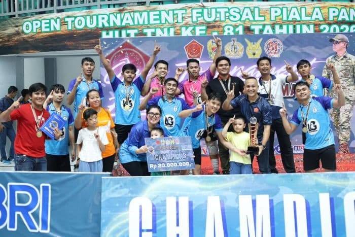 Siantar Man Juara Open Turnamen Futsal Piala Panglima TNI 2026