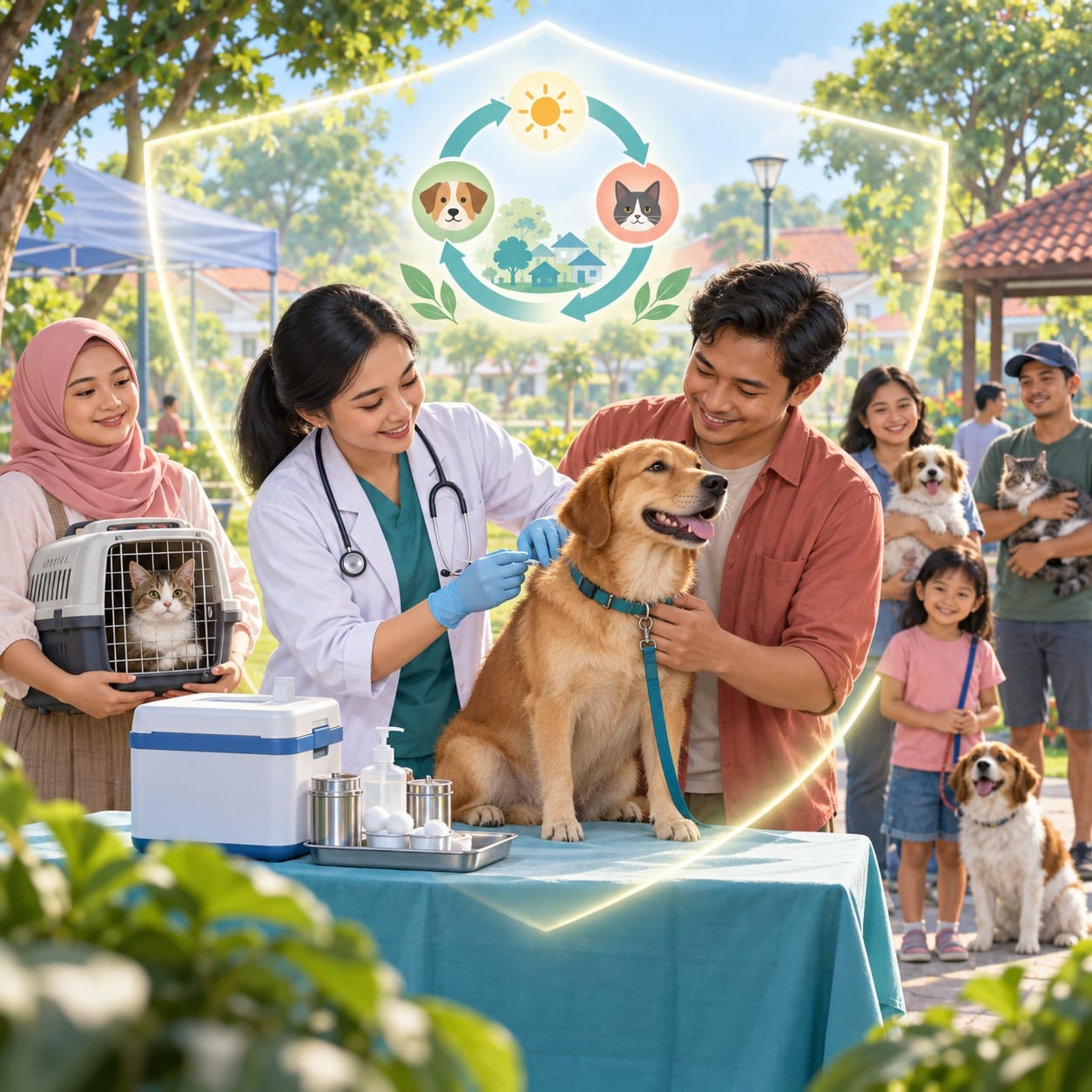 Pemprov Sumut Gelar Vaksin Gratis Untuk Kucing, Anjing dan Monyet