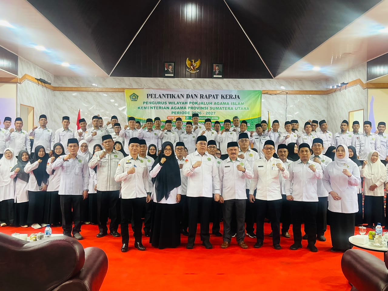 Lantik Pengurus Wilayah POKJALUH Sumut Periode 2026–2030, Kakanwil Kemenag Sumut Tekankan Pemahaman Tupoksi Penyuluh Agama