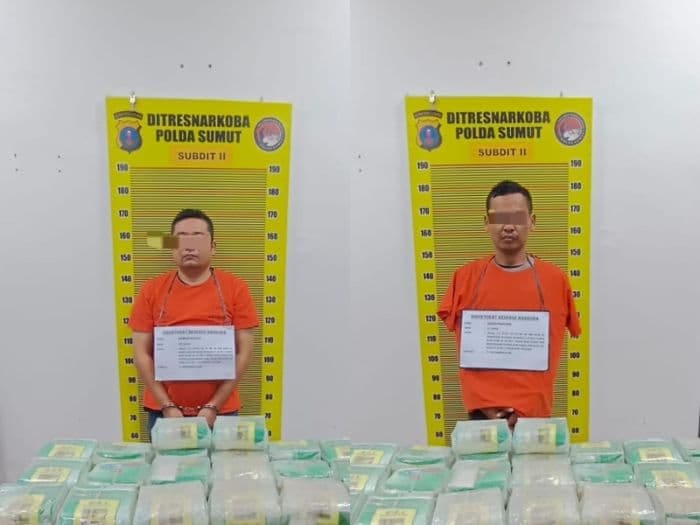 Bawa 44 Kg Sabu, Dua Kurir Jaringan Aceh-Medan Ditangkap di Besitang