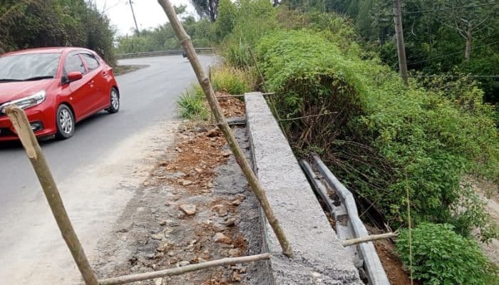 Cegah Jalan Putus, Longsor di Jalinsum Jangga Dolok Toba Diperbaiki