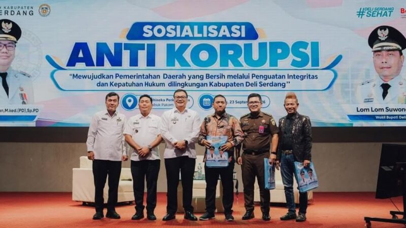 Sosialisasi Anti Korupsi, Pemkab Deli Serdang Perkuat Integritas dan Kepatuhan Hukum Aparatur