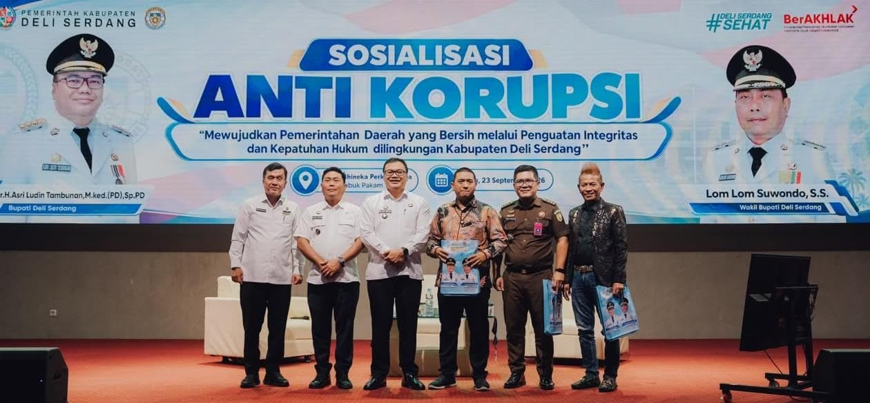 Sosialisasi Anti Korupsi, Pemkab Deli Serdang Perkuat Integritas dan Kepatuhan Hukum Aparatur