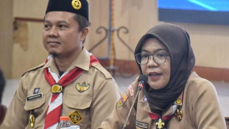 Diikuti 22 Kwarran, Kwarcab Pramuka Deli Serdang Gelar Pelatihan Konten Kreator