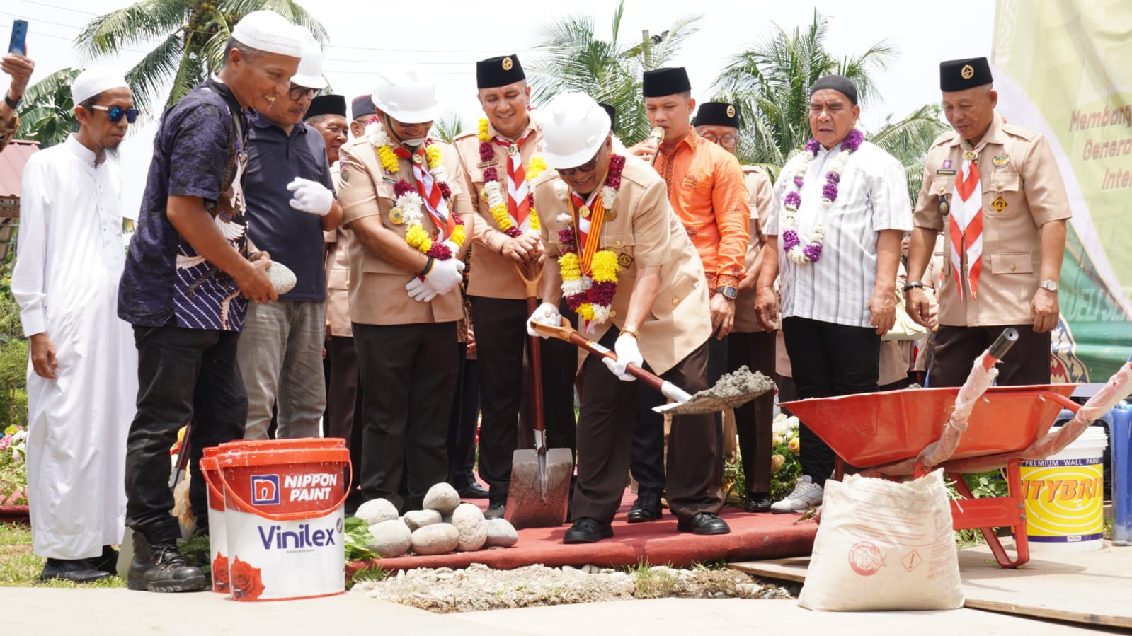 HUT ke-15 Yayasan Gugus Depan Deli Serdang 926, Ditandai dengan Pembangunan Gedung