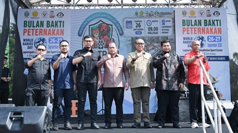 Pemprov Sumut Perkuat Peternakan, Targetkan Bebas Rabies 2030