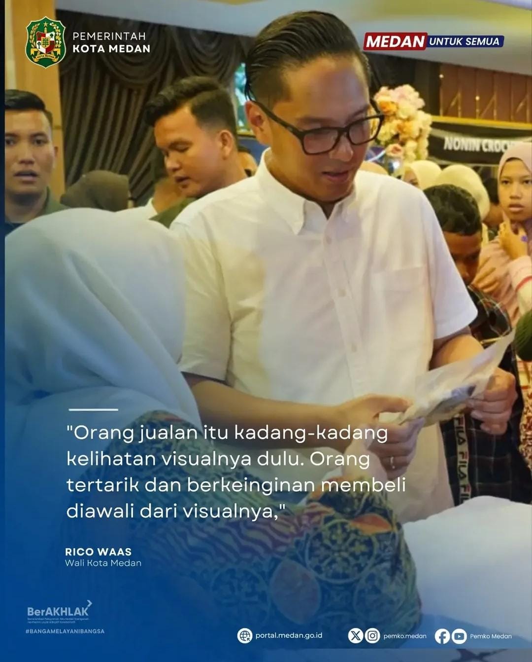 Rico Waas Dorong 800 UMKM Perempuan Medan Go Digital di Pelatihan Mercy Corps
