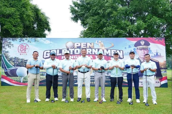 HUT ke-81 TNI Tahun 2026, Pangdam I/BB Buka Turnamen Golf Panglima TNI, Perkuat Sinergi di Sumatera Utara