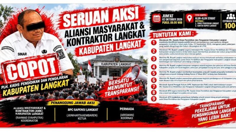 Paket Disdik Langkat Disebut Sudah Habis Sebelum Tayang, LSM dan Kontraktor Siap Turun Aksi Kejalan