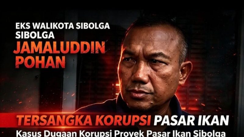 Selain Walikota, Polisi Tetapkan 3 Warga Sipil Sebagai Tersangka Kasus Korupsi Pasar Ikan Modern di Sibolga