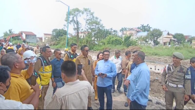 Persoalan Banjir Menahun di Komplek Bumi Asri Mulai Teratasi