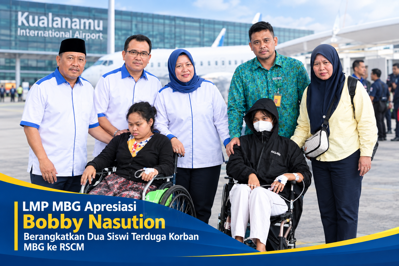 LMP MBG Apresiasi Bobby Nasution Berangkatkan Dua Siswi Terduga Korban MBG ke RSCM