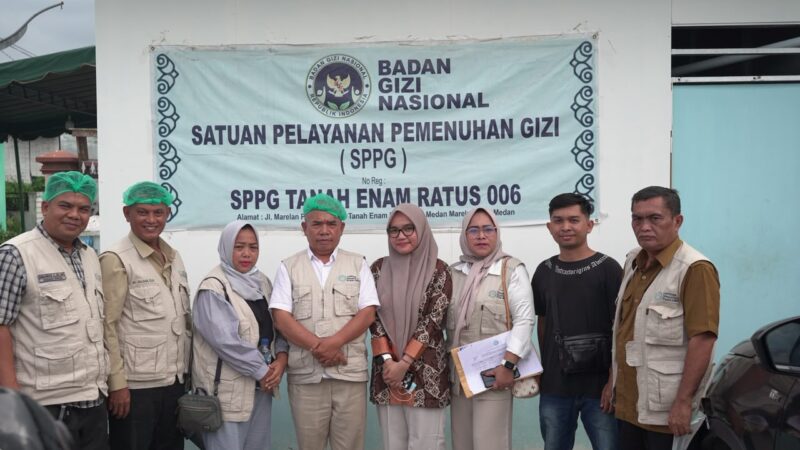 LMP MBG Tinjau SPPG Tanah Enam Ratus, Dorong Penerapan Standar Juknis
