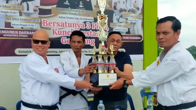 Ratusan Anggota Goju-Ass Sumut Ikuti Ujian Kenaikan Tingkat Sabuk Putih Hingga Sabuk Hitam