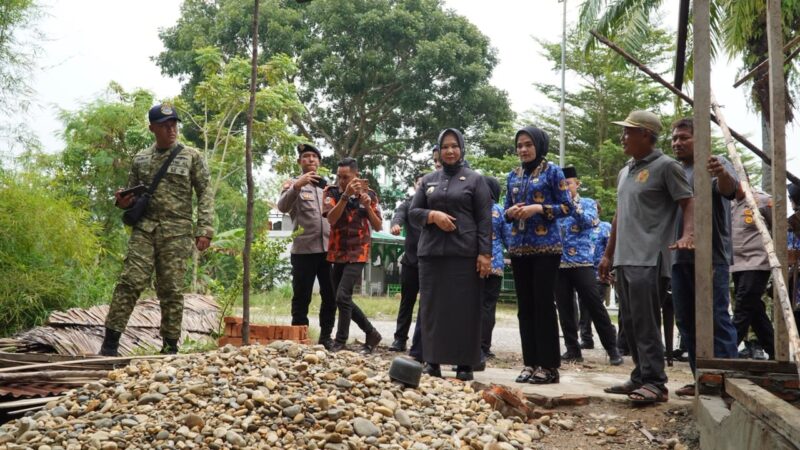 Plt. Bupati Langkat Pastikan Renovasi Rumah Korban Banjir Berjalan Lancar