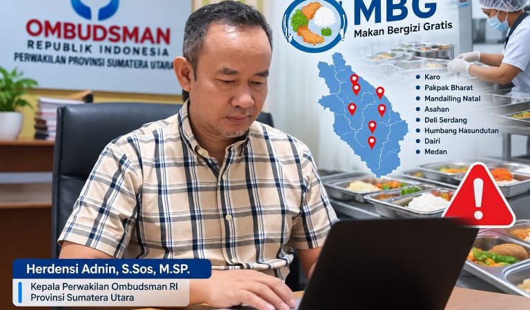 Ombudsman Sumut Catat 8 Kasus Keracunan MBG Sepanjang 2026, KPPG Sumut–Aceh Diminta Dievaluasi