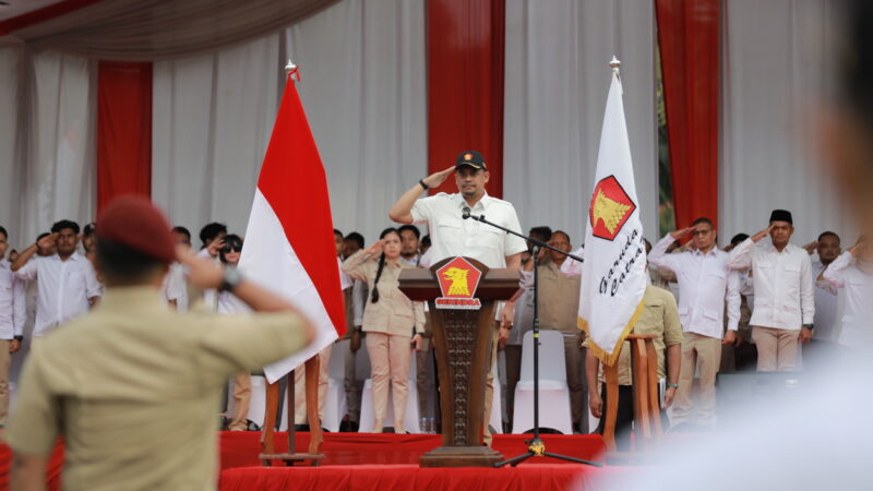 Buka Diklat Laskar Gerindra Sumut, Bobby Nasution Serukan Kader Kawal Program Prabowo